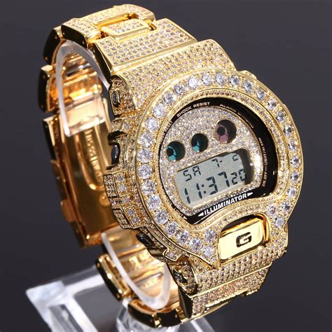 fake diamond g shock watches for sale